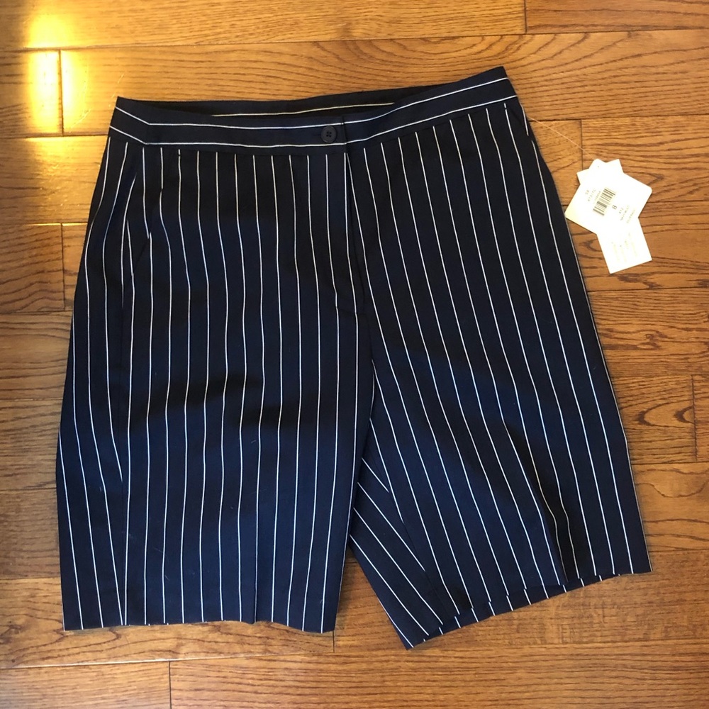 Navy striped EP Pro Golfing Shorts